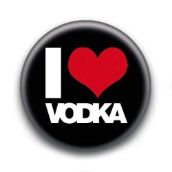 Badge I Love Vodka