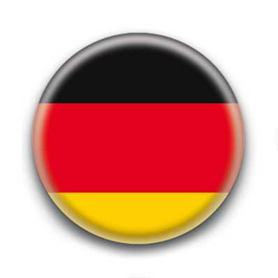 Badge Bouton 25mm Drapeau Allemagne