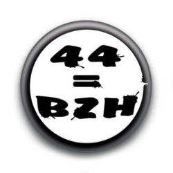 Badge 44 égal BZH Sur Fond Blanc