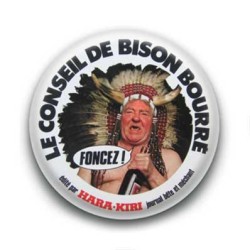 Badge : Le conseil de Bison bourré