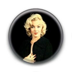 Badge : Tenue noire, actrice Marilyn Monroe