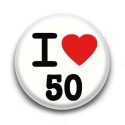 Badge I love 50