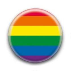Badge : Drapeau LGBTQIA+ bis
