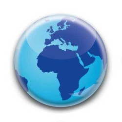 Badge Globe 3