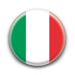 Badge Drapeau Italie