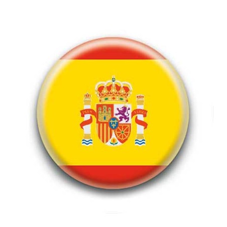 Badge drapeau Espagne