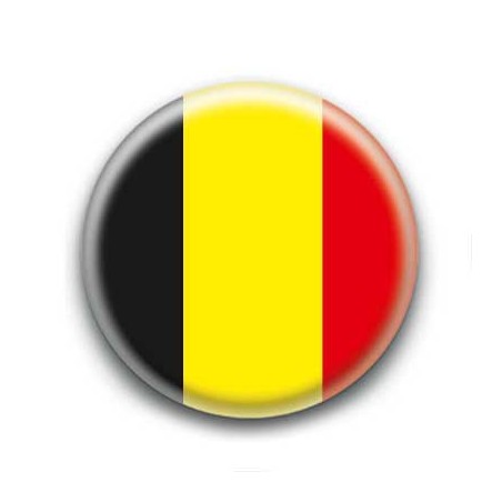 Badge drapeau Belge - Drapeau Belgique