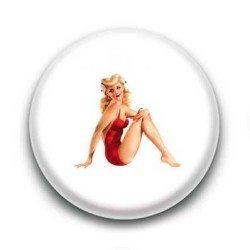 Badge : Pin'up maillot
