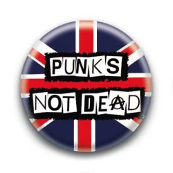 Badge Punks not Dead British