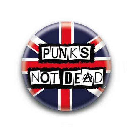Badge Punks Not Dead British