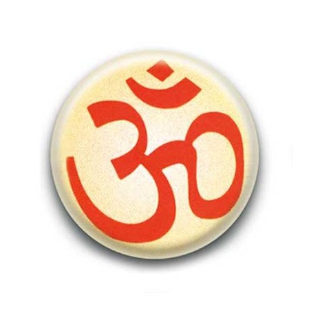 Badge : OM Syllabe Sanskrit Mantra