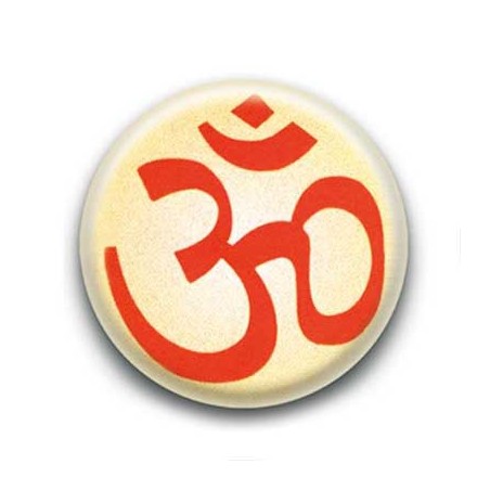 Badge : OM Syllabe Sanskrit Mantra