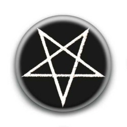Badge Pentacle Etoile Rouge