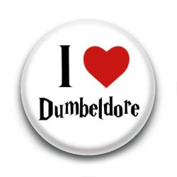 Badge I Love Dumbeldore