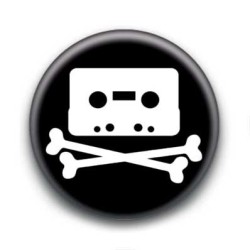 Badge Cassette De Mort