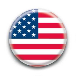 Badge Drapeau Etats-Unis