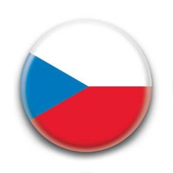 Badge Drapeau République Tchèque