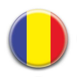 Badge Drapeau Roumanie