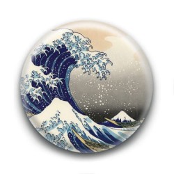 Badge :  La grande vague, Kanagawa