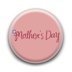 Badge Fête des Mères Rose