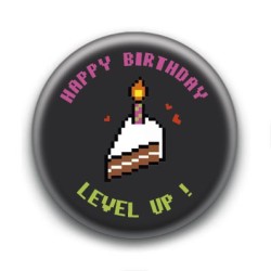 Badge Happy Birthday Level Up