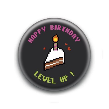 Badge Happy Birthday Level Up