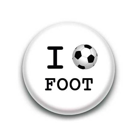 Badge I Love Foot