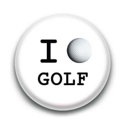 Badge I Love Golf