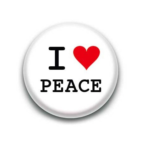 Badge I Love Peace