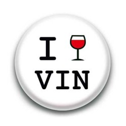 Badge I Love Vin 2