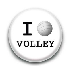 Badge I Love Volley