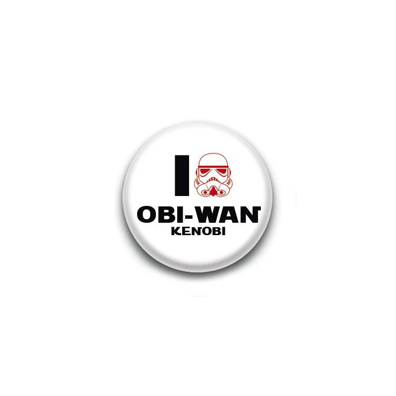 Badge I Love Obi-Wan Kenobi