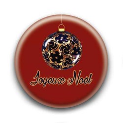 Badge : Boules de Noël, joyeux noël