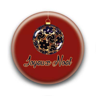 Badge Boules De Noel Joyeux Noel Badge Boules De Noel Joyeux Noel