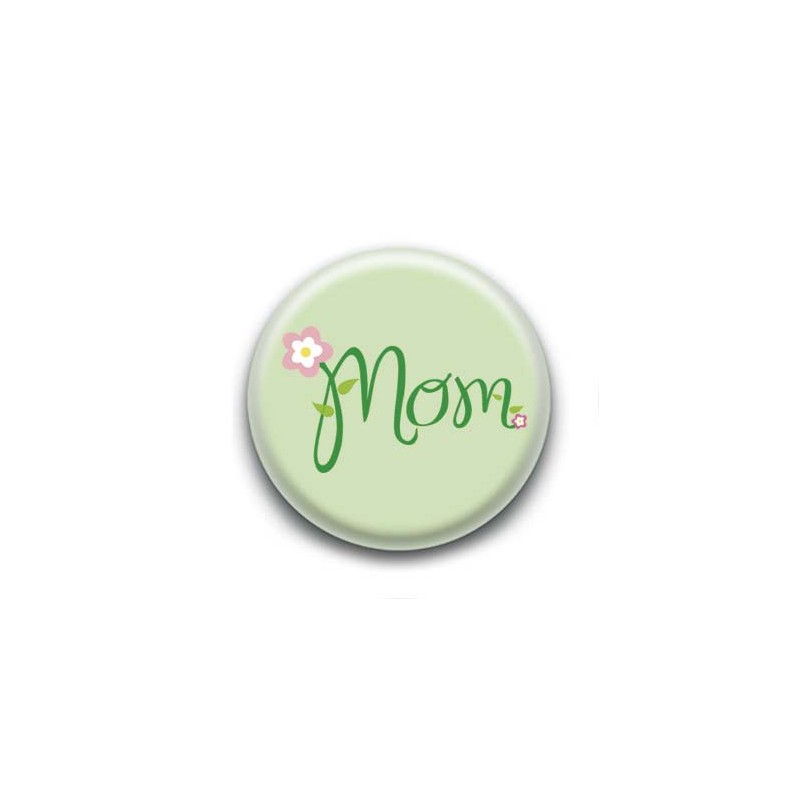 Badge Mom Vert