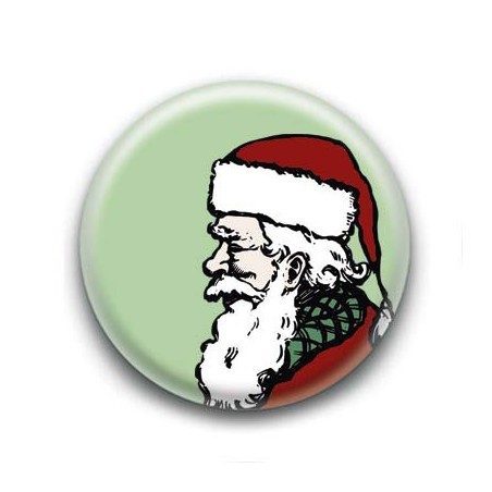 Badge Père Noël Dessin