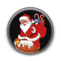Badge Père Noël Illustré