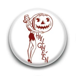 Badge Pin'up Halloween