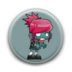 Badge Zombie Girl