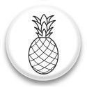 Badge Dessin d'Ananas