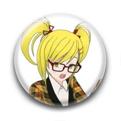 Badge : Manga fille écolière