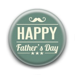 Badge Happy Father's Day Moustache