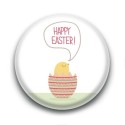Badge : Happy Easter, poussin