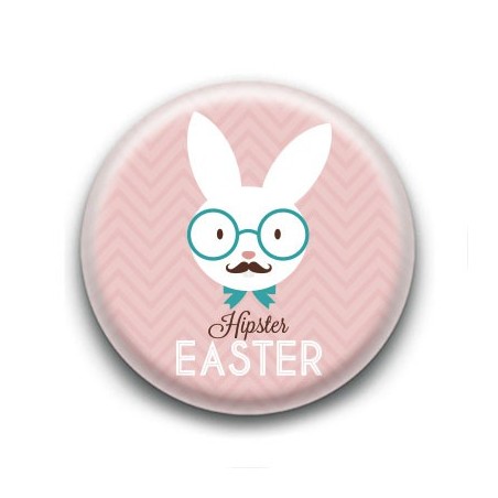 Badge : Hipster Easter, rose