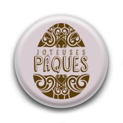 Badge : Joyeuses Pâques, oeuf