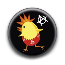 Badge Poussin Anarchiste