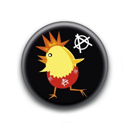 Badge Poussin Anarchiste