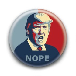 Badge Nope Trump 2
