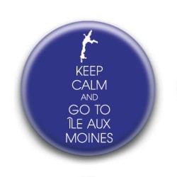 Badge Keep calm and go to Île aux Moines