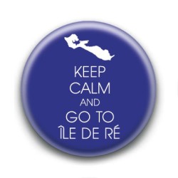 Badge Keep calm and go to Île de Ré